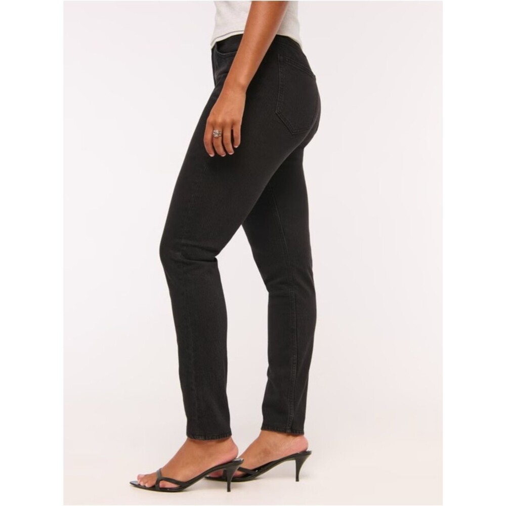 Abercrombie Curve Love High Rise Skinny Jeans Black Size 25 (Sold Out Size)